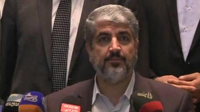 Hamas political leader Khaled Meshaal