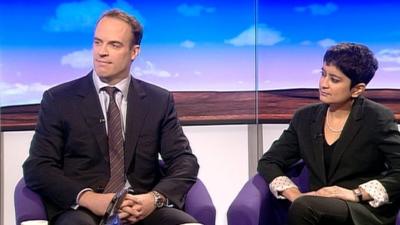 Dominic Raab and Shami Chakrabarti