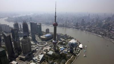 Shanghai city skyline