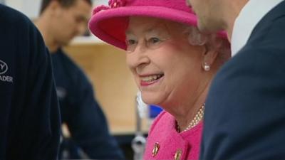 The Queen in Bristol