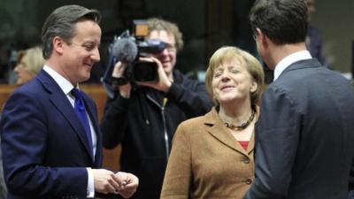 David Cameron, Angela Merkel