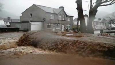 Viewer's video of flood water