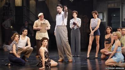 The cast of Kiss Me Kate