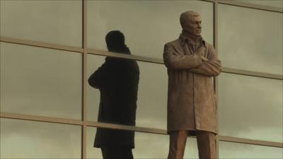 A statue of Sir Alex Ferguson