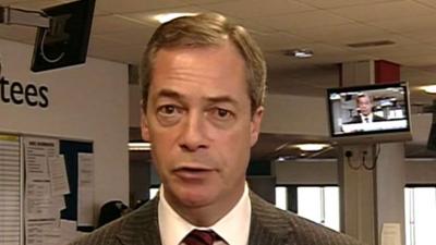 UKIP leader Nigel Farage