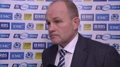 Scotland head coach Andy Robinson