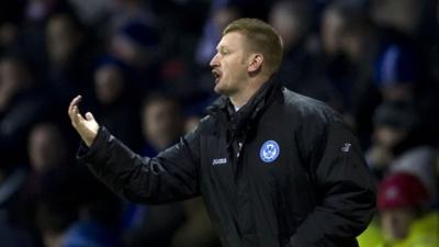 St Johnstone boss Steve Lomas