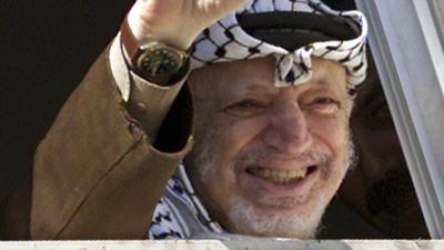 The late Palestinian leader Yasser Arafat