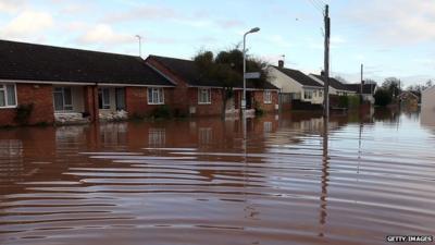 flooded street