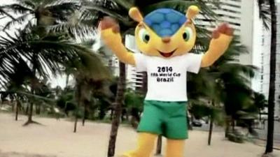 Fuleco - Brazil's World Cup armadillo mascot