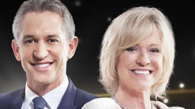 Gary Lineker and Sue Barker