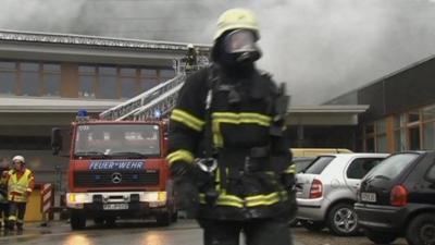 Fire at a workshop in Titisee-Neustadt