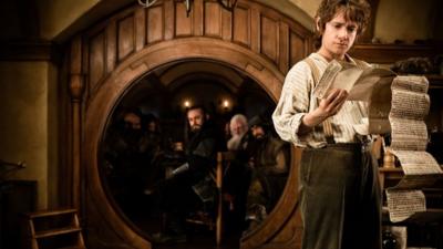 Martin Freeman as Bilbo Baggins in Peter Jackson's film, The Hobbit: An Unexpected Journey