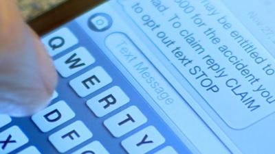 Spam text message