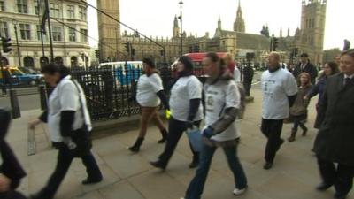 March to Downing Street for Katrice Lee