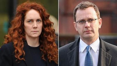 Rebekah Brooks and Andy Coulson