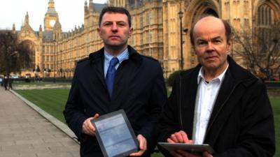 Gerry McCann and Christopher Jefferies launching Hacked Off petition