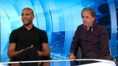 Clarke Carlisle and Mark Lawrenson