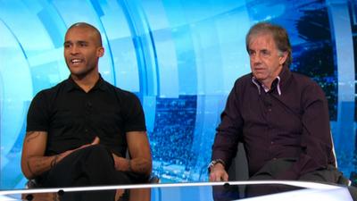 Clarke Carlisle and Mark Lawrenson