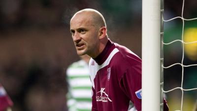 Arbroath player/manager Paul Sheerin