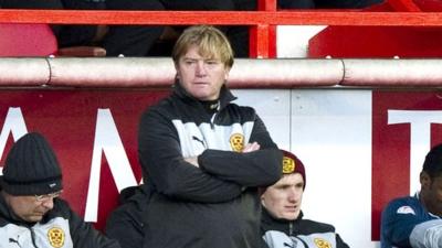 Motherwell manager Stuart McCall