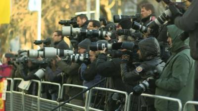 Newspaper cameramen