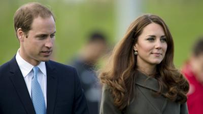 Duke and Duchess of Cambridge on 9 October 2012