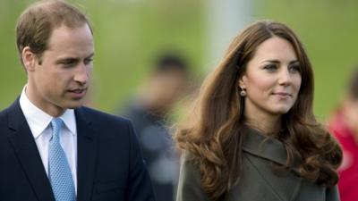 Duke and Duchess of Cambridge on 9 October 2012