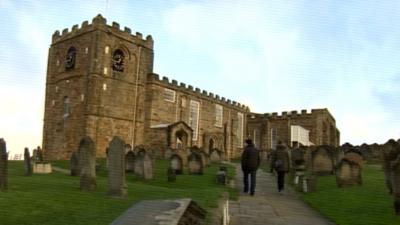 Church yard in Whitby