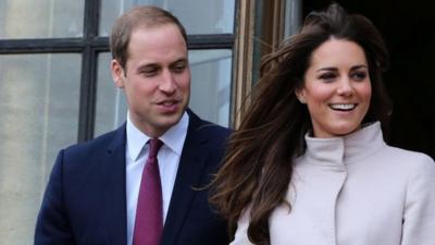 Duke and Duchess of Cambridge on 28 November 2011