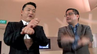 Rico and Psy do Gangnam style