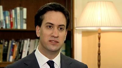 Labour leader Ed Miliband