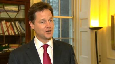 Deputy Prime Minister Nick Clegg