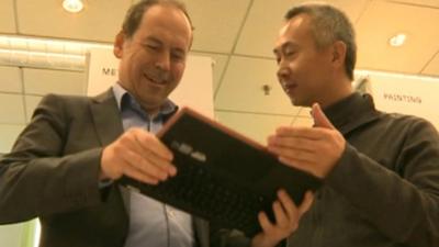 Rory Cellan-Jones talks to Lenovo's chief designer Yao Yingja