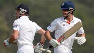 Nick Compton and Alastair Cook