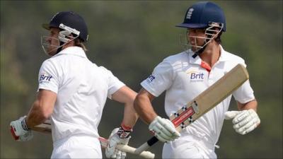 Nick Compton and Alastair Cook