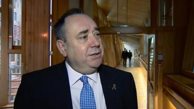 First Minister Alex Salmond