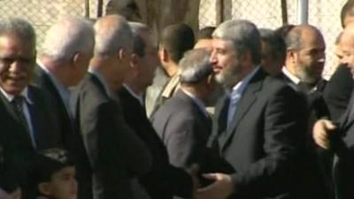 Khaled Meshaal in Gaza