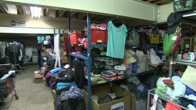 Charity warehouse