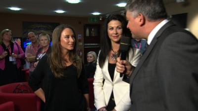 Shaun Murphy's girlfriend, Claire Chorlton talks to John Parrot