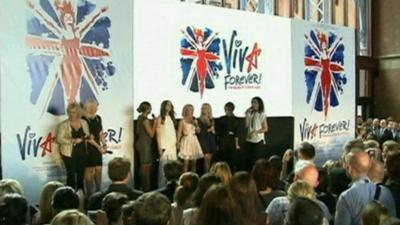 The Spice Girls at the launch of Viva Forever!