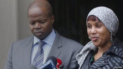 Nafissatou Diallo and her lawyer