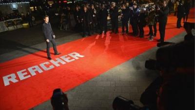 Tom Cruise at Jack Reacher premiere
