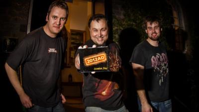 Aeonian Dog's BBC Introducing session in Hay-on-Wye