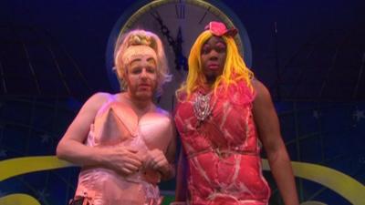 Ugly Sisters in panto