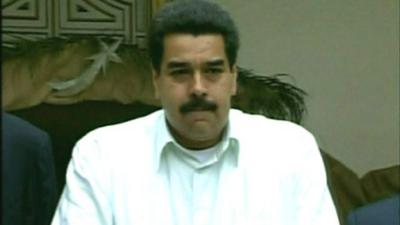 Venezuelan Vice President Nicolas Maduro