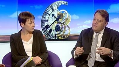 Caroline Lucas and John Hayes