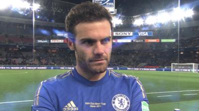 Chelsea midfielder Juan Mata