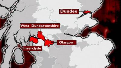 Map of Scotland