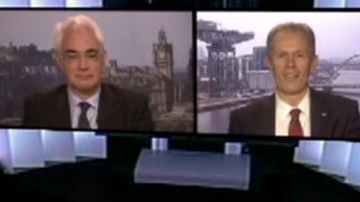 Alistair Darling and Blair Jenkins